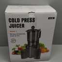 Juicer Machines with 5.8" Large Chute, 2-in-1 Cold Press Juicer for Whole Vegetables Fruits 400W, Masticating juicer Easy to Clean Juice Extractor Machine for Making Nut Mike, Juice, Premium Gray