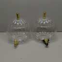 2 Pack 1.3 Gallon Pumpkin Drink Dispensers for Fall Thanksgiving Party Supplies Plastic Beverage Juice Dispenser with Spigot for Autumn Halloween Kitchen Decoration Favor