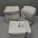 3 x Tinlade Blue and White 100 Pack Disposable Guest Napkins Stripe Design