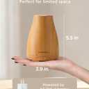 InnoGear Essential Oil Diffuser, Ultrasonic Diffusers for Home Aromatherapy Humidifier for Mother's Gift Bedroom Room 7 Colors LED 2 Mist Mode Auto Off, Yellow
