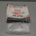 Kacctyen 20 Pcs Floral Inspirational Gifts Canvas Cosmetic Bags Compact Mirrors Makeup Bags Thank You Travel Toiletry Pouch Bulk Mothers Day Gifts for Church Women Teacher Coworker Employee