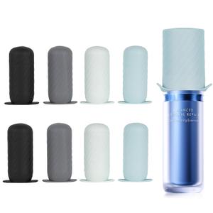 Mrsdry Bottle Covers for Travel, Leak Proofing, Travel Size Container Silicone toiletry sleeves, Leak Locks Travel Accessories for Shampoo Wash Body Bottles and other beauty and personal care(8pcs)