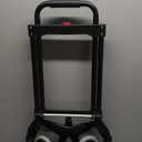 Stair Climbing Dolly Hand Truck 200 LB Capacity,Stair Climber Hand Trucks Foldable with Scalable Handle,Portable Hand Truck Dolly Cart for Stairs,Moving (Black)