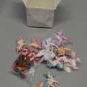 Civaner 12 Pcs Christmas 3D Unicorn Hanging Ornaments Pink Purple Christmas Tree Decor Pastel Unicorn Xmas Tree Ornament Gift for Keychain Backpack Home Decoration Party Favors