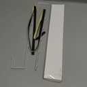 Over-The-Door Mirror Hanger, Adjustable 13.6 in Door Mirrors Hanger with Protective Lining, Prevent Scratches, 2 Pcs Mirrors Brackets Perfect Height and Fit (Mirror Not Included) - White