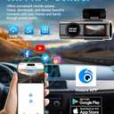 Dash Cam 4K Front, Built-in WiFi Dash Camera for Cars, 1.47''IPS Screen Mini Dashcam with APP, 170Wide Angle, 24H Parking Monitor, Night Vision, WDR, G-Sensor, with 64G SD Card, Support 256GB Max