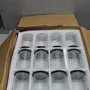 24Pack 12oz Glass Jars with Lids, 350ml Clear Candle Jars for Making Candles, Reusable & Dishwasher Safe Manson Canning Jar Bulk for Jam, Jelly, Honey, Pickles, Spice
