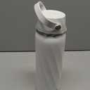 HEYTRIP Portable Breastmilk Cooler - 20oz Stainless Steel Milk Chiller Bottle for Travel & Work | Reusable Breastmilk Storage Container, 36+ Hour Cooling, TSA Approved | White