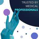 Style Setter Powder-Free Nitrile Disposable Exam Gloves, Industrial Medical Examination,Latex Free Rubber,Non-Sterile,Food Safe,Textured Fingertips,Ultra-Strong,Pack of 10(1000 PCS),Blue - Size Large