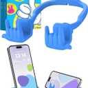 CALDEVER Stocking Stuffers for Teen Boys Girls Gifts Cell Phone Stand Upgrade Adjustable Rock on Lazy Phone Stand for Desk Cool Funny Gadget Gifts for Christmas Adult Men Women Wife 1Pack Blue