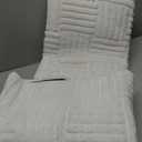 4x6 White Washable Shag Area Rug for Girls Bedroom, Modern Geometric Non Slip Living Room Rugs, Fluffy Soft Thick Carpet for Kids Room, Dorm, Office, Bedside, Entryway and Home Decor