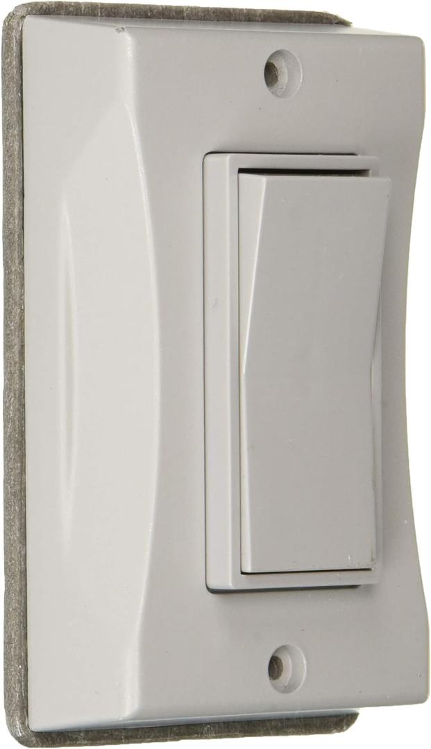 BELL 1-Gang Gray Decorator Switch Weatherproof Light Switch Cover 5123-0, Outdoor Rocker Switch Cover, Scratch-Resistant Polycarbonate Weatherproof Cover