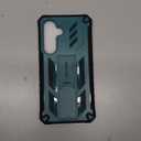 FNTCASE for Samsung Galaxy S25-FE Case: with [Built-in Screen Protector & Kickstand] [Military-Grade Drop Protection] Heavy Duty Protective Full Body Shockproof Rugged Sturdy TPU Phone Cover Green