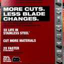 Milwaukee 48-39-0631 30-9/16" 12/14 TPI Compact Extreme Thick Metal Band Saw Blade 3 Pack
