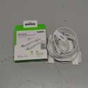 Belkin BoostCharge Nylon Braided USB C to Lightning Cable 6.6ft/2M - MFi Certified 18W Power Delivery iPhone Charger Cord - Apple Charger USB C Cable - Fast Charging for iPhone 14, iPhone 13 - White