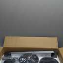 65 Inch Ceiling Fan No Light with Remote, Black Large Ceiling Fan Without Light with Quiet Reversible DC Motor, 6-Speeds, 8 Blades, Indoor/Outdoor Modern Ceiling Fans for Patios, Living Room, Garage