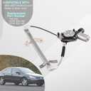 Rear Right Passenger Side Power Window Regulator with Motor Assembly Compatible for Honda Accord 2003-2007 Replacement 72710-SDA-A01, 72710-SDC-A01, 748-045