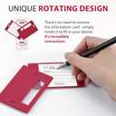 2Pack Sodsay Silicone Luggage Tags for Suitcases,4 Pack TSA Approved,Privacy Protection,Cute Travel Tags for Luggage,Travel Essentials,Luggage Identifiers