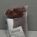 YellyHommy No Hook Shower Curtain with Snap in Liner Set Less Time Brown Waffle Shower Curtain for Bathroom 75" L x 72" W