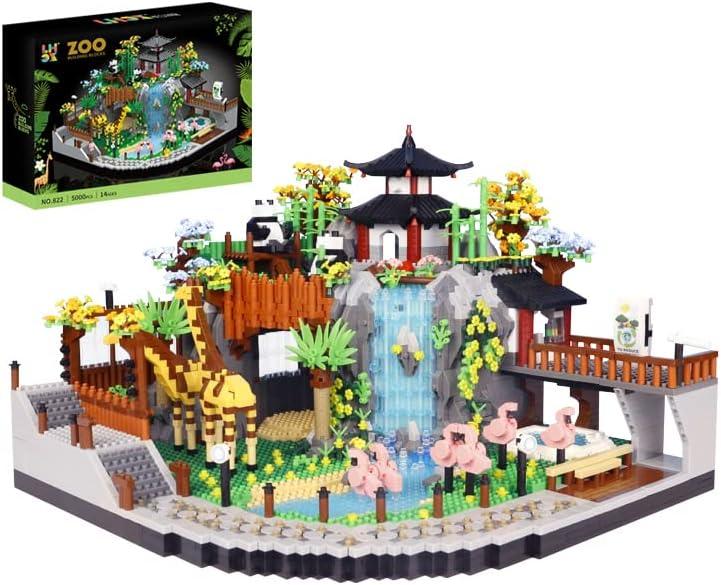 5000PCS Micro mini Blocks City Zoo Animals Building Blocks,Creative Ideals Zoological Park Building Sets,Best Gift for 14+ Boys, Girls or Adults