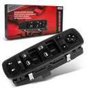 4602632AB Master Power Window Switch Compatible with 2008-2012 Liberty & Dodge Nitro 2009-2010 Dodge Journey 4602632AD 4602632AC Driver Side Control switches 8 + 13 Metal Pins