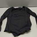 Chunpin Women's Bodysuit Long Sleeve Sexy Sweetheart Neckline Body Suits Double Lined Going Out Bodysuits (Large)