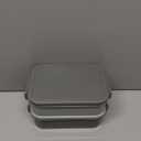 Adults Bento Box with Insulated Lunch Bag, 74oz Capacity 3 Stackable Leak-Proof Bento Box Built-In Utensil and Sauce, PFAS & BPA-Free, Microwave & Dishwasher Safe (Dusk Gray)