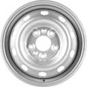 New Single 16x6 inch 16" 16 Inch Steel Wheel Rims Fit for 2014 2015 2016 2017 2018 2019 2020 2021 2022 2023 2024 2025 Dodge Promaster 1500, OE Direct Fit Replacement, 560-2534, Painted Silver