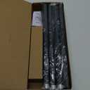 IFELS Heavy Duty Curtain Rods for Windows 66 to 120 Inch, 1 Inch Black Curtain Rods for Outdoor, Farmhouse, Bedroom, Kitchen, Living Room, Adjustable Easy Install Drapery Rod (A2,Black,30"-120")
