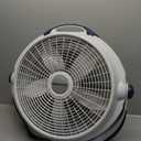 Lasko Wind Machine Fan, Air Circulator Fan with 3 Speeds, 20" Model 3300, Gray