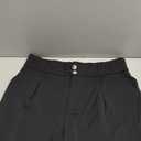 BTFBM Women Wide Leg Dress Pants 2026 High Waisted Button Pleated Business Casual Trousers Office Work Palazzo Pants (X-Large, Black)