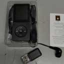 128GB MP3 Player,with Bluetooth 5.2, Music Player with Built-in HD Speaker, Voice Recorder, HiFi Sound, E-Book, Earphones Included-A