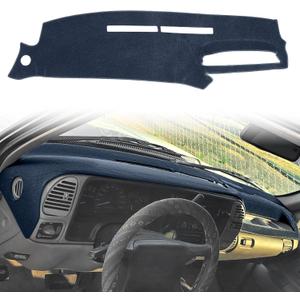 Dashboard Cover Dash Mat Pad Custom Fit for 1995-1996 Chevy Chevrolet Silverado C1500 C2500 C3500 K1500 K2500 K3500 Tahoe Suburban,GMC Sierra Yukon Suburban Pickup Truck (95-96 Navy Blue)