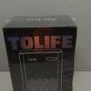 ToLife Dehumidifiers for Home 95 OZ Water Tank, 1000 sq.ft Dehumidifier for Basement Bedroom Bathroom with Auto Shut Off 7 Colors LED Light, Silver