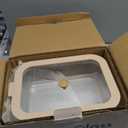 Ziruma Non-Toxic 6.2 Cup Glass Food Storage Containers with Lids, Large Food Containers, Plastic Free Meal Prep, Airtight Food Storage Container, Microwave and Freezer Safe, 2 Pack (50 Oz)