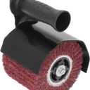 Burnishing Adapter for Angle Grinder, Burnishing Polishing Machine Stainless Steel Handheld Sander Polisher Wheel M10 Angle Grinder Attachment for Wood Metal Grinding