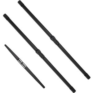 3Pcs for GMC Acadia Windshield Wiper Blades 2007 2008 2009 2010 2011 2012 GMC Acadia, Original Equipment Automotive Replacement Windshield Wiper Blades - 24"/21"/11" (Set of 3)