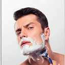 APHUIME Deluxe Large Fogless Shower Mirror, Fogless Shaving Mirror(7.48 in X 11 ​in), Anit-Fog Shaving Mirror with Hook, Fog Free Wall Hanging Makeup Mirror, Anti Fog Shatterproof Mirror in Bathroom