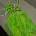 Morph Green Fairy Costume With Wings Women Halloween Costumes For Women Fairy Wings Green Dress Bell Womens Costume Adult (Large)