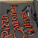 Neon Signs Beer Bar Cafe Shop Sign Pizza Calzones Wings Neon Signs for Hotel Pub Cafe Man Cave Neon Light Art Wall Lights 24 X 20 Inches