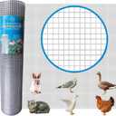 Hardware Cloth 48in x 100ft 19 Gauge Galvanized Wire Mesh Roll Heavy Duty Chicken Wire Fencing Rabbit Wire Gopher Wire Snake Fence Garden Enclosures Rodent Control Underground Fencing