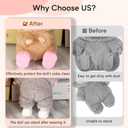 2 x sunla 10 Pairs Doll Shoes for 17cm Dolls, Cute Mini Shoes Accessories for 17cm Dolls Sitting Standing Series, Silicone Doll Rain Shoes Boots