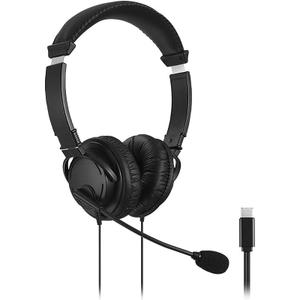 Kensington Hi-Fi USB-C Headphones with Mic (K97457WW), Black