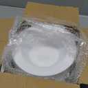 SETUP [12 oz. - 50 Piece White Plastic Bowls, Disposable Plastic Soup Bowls - Premium Heavy-Duty Dessert Bowls for Wedding, Party and All Occasions