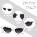 Bride Sunglasses Just married ' Glasses for Wedding Party Decoration, Cat Eye Glasses for Bride to Be Gift Accessories