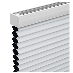 Changshade Cordless Cellular Shades,Blackout Honeycomb Shades for Windows,Pull Down Pleated Blinds,Easy to Install for Indoor Windows and French Doors,White(Blackout),31" w x 50" h