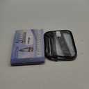 Clear Bag for Stadium Events Mini Small Clear Purse Clear Bag for Stadium Events Concert Sport Work (Black)