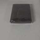 LINMAGCO Ottoman Storage Ottoman with Storage Small Foot Rest Stool Under Desk Stool Short Folding Footrest Linen Cloth Brown 16X12X12IN