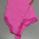 Starrylion Lace Body Suits for Women Sexy Bodysuits for Women Going Out Tops Lace Bodysuit Cami Top Summer Outfits 2025 Hot Pink S