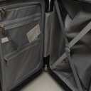 Coolife Luggage Suitcase Carry-on Spinner TSA Lock USB Port Expandable (only 28’’) Lightweight Hardside Luggage (Ice Blue, S(20in_carry on))